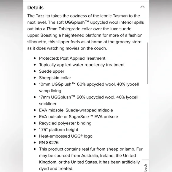 NIB UGG Tazzlita in Hardwood* - Picture 6 of 6